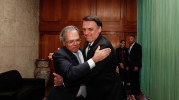 Paulo Guedes e Jair Bolsonaro