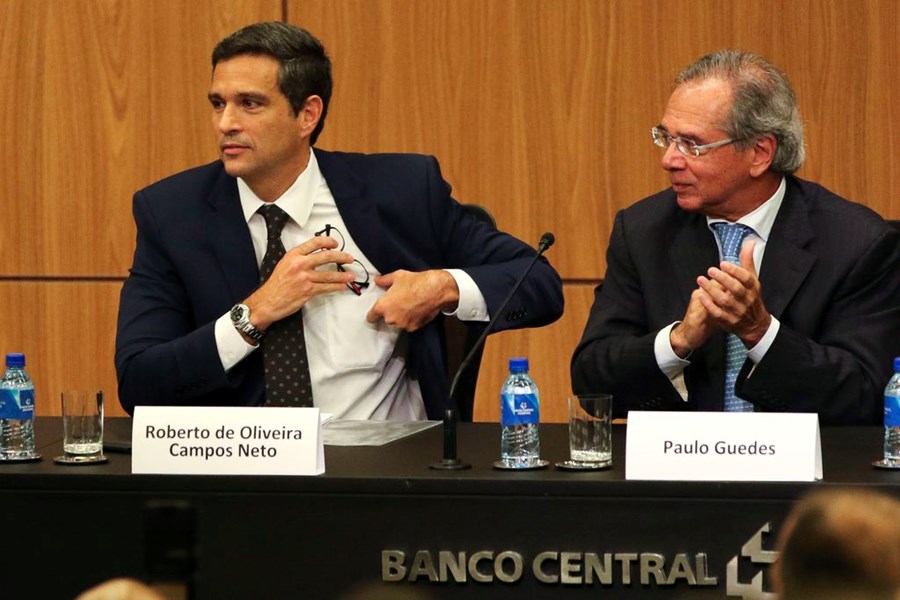 Roberto Campos Neto e Paulo Guedes