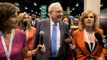 Warren Buffet na tradicional conferência em Omaha