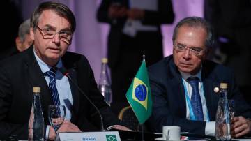 Jair Bolsonaro e Paulo Guedes