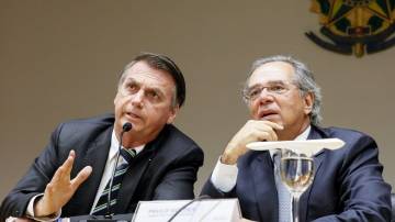 Jair Bolsonaro e Paulo Guedes