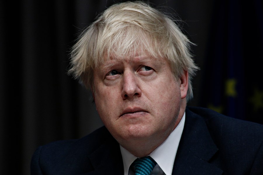 O premiê Boris Johnson