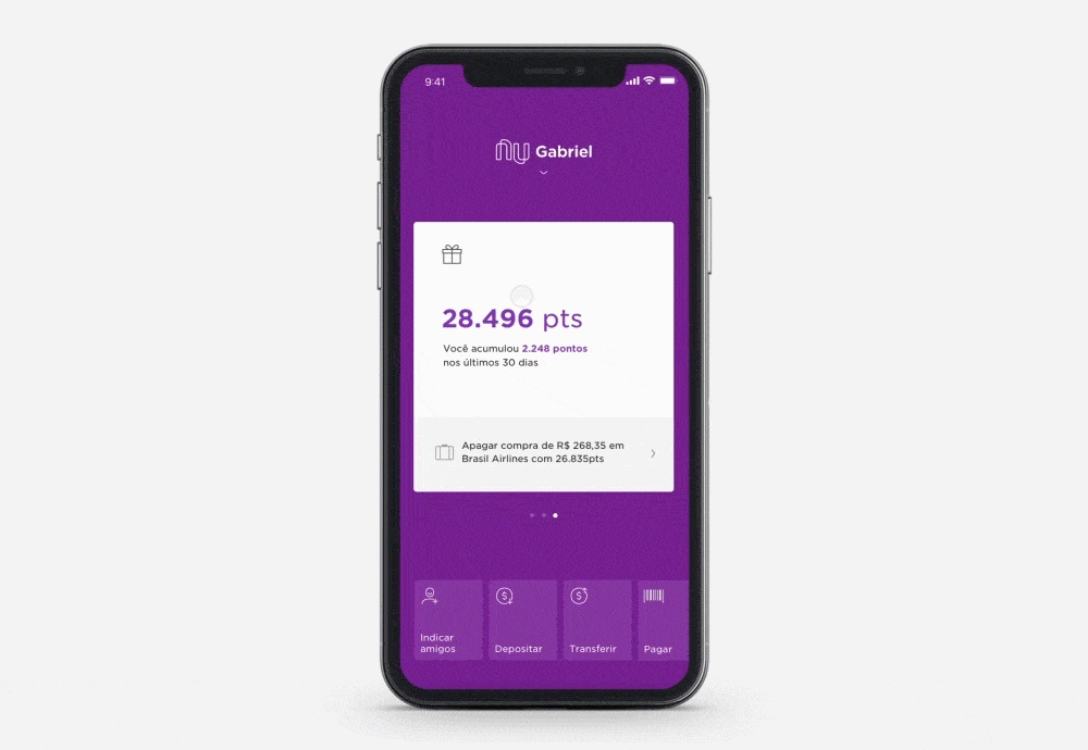 Nubank Rewards: pontos que nunca expiram.