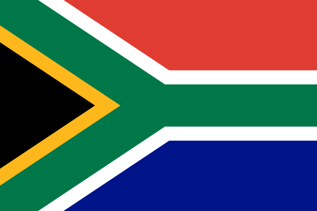 Bandeira da África do Sul (Foto: Wikimedia Commons_