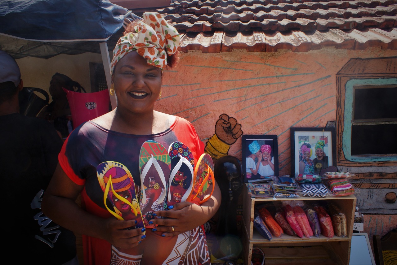 Michelle Fernandes, proprietária da marca Boutique de Krioula