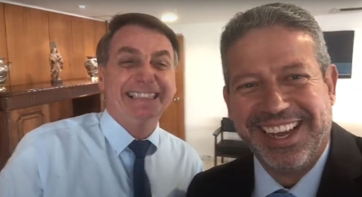 O presidente Jair Bolsonaro e o deputado federal Arthur Lira (PP-AL)