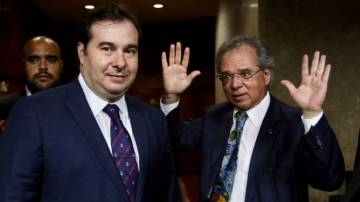 Rodrigo Maia e Paulo Guedes