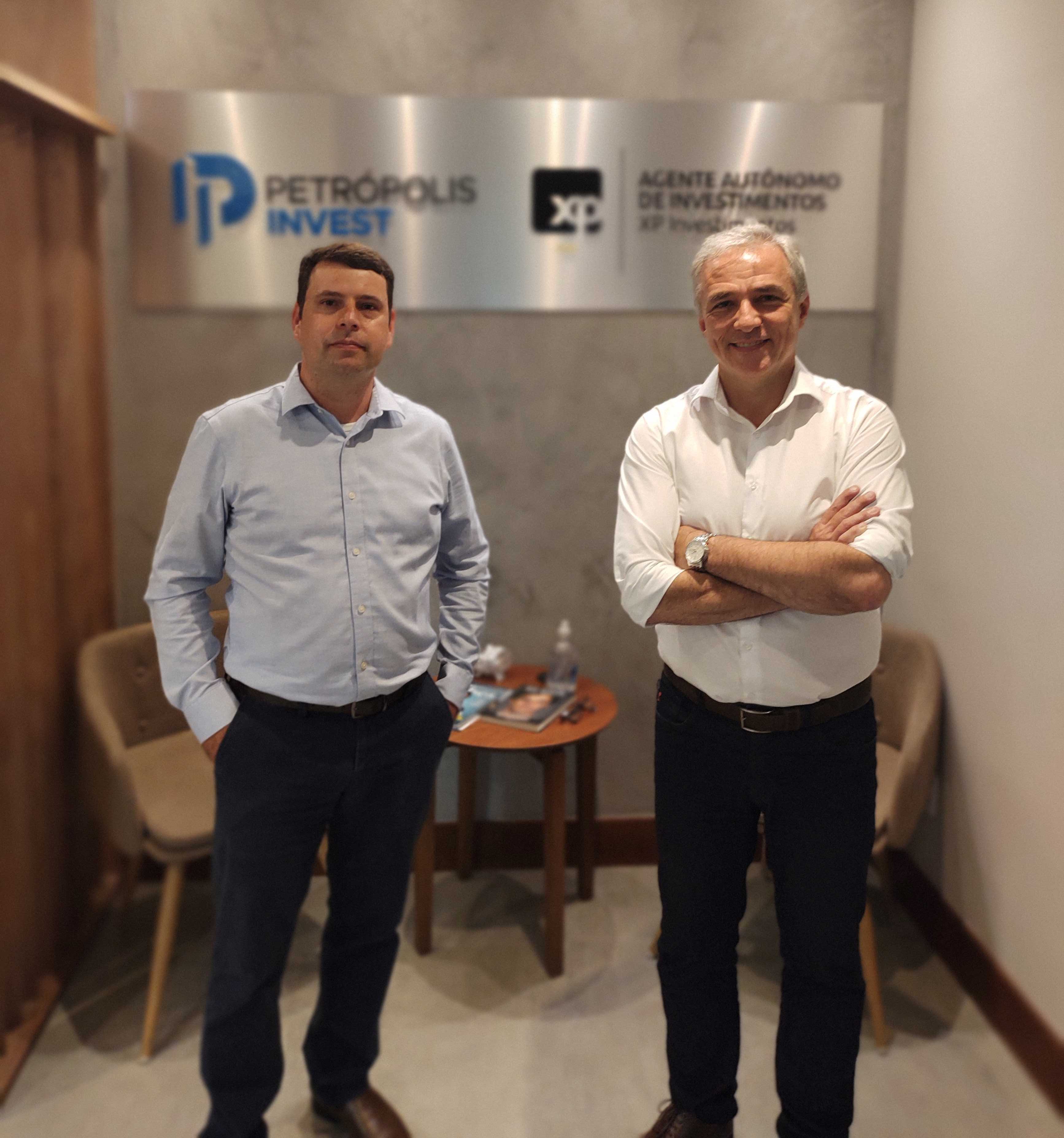 Guilherme Nyssens e  Ricardo Vieira, sócios fundadores da Petrópolis Invest 