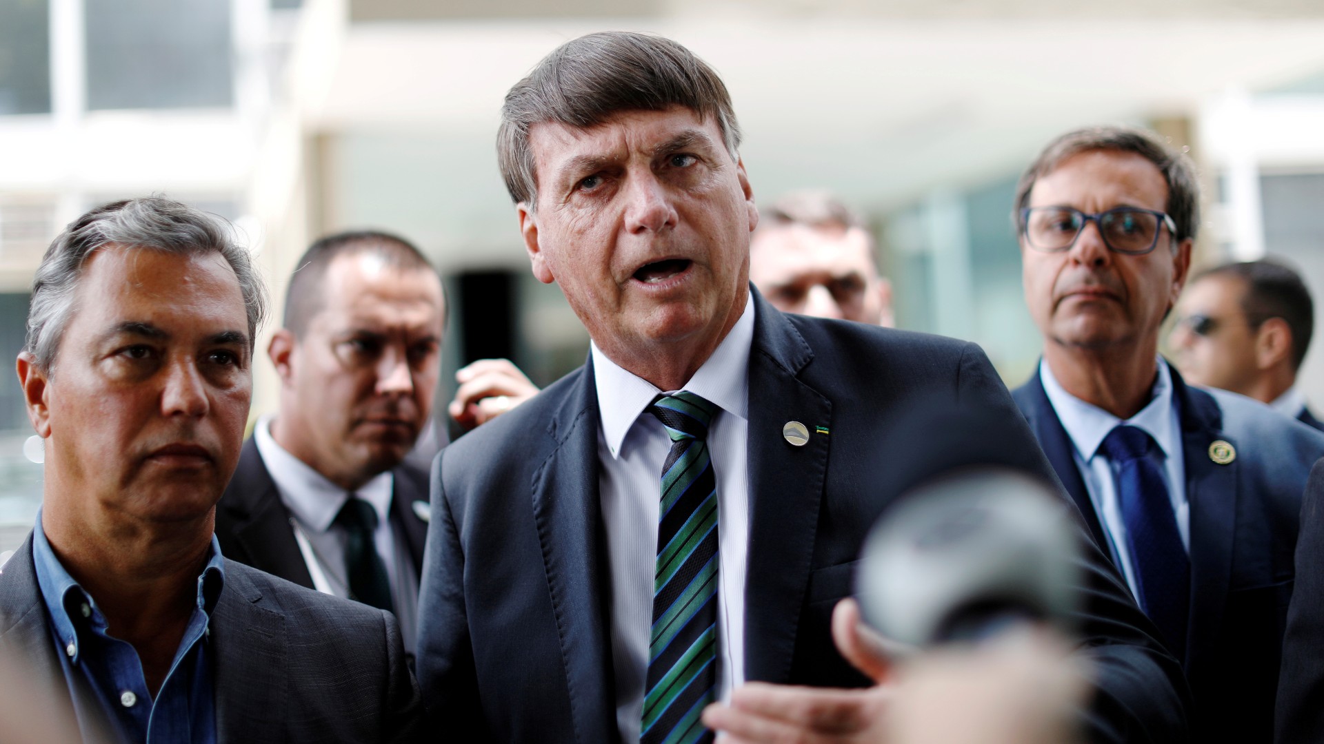 Presidente Jair Bolsonaro após reunião no Ministério da Economia em Brasília (REUTERS/Ueslei Marcelino)