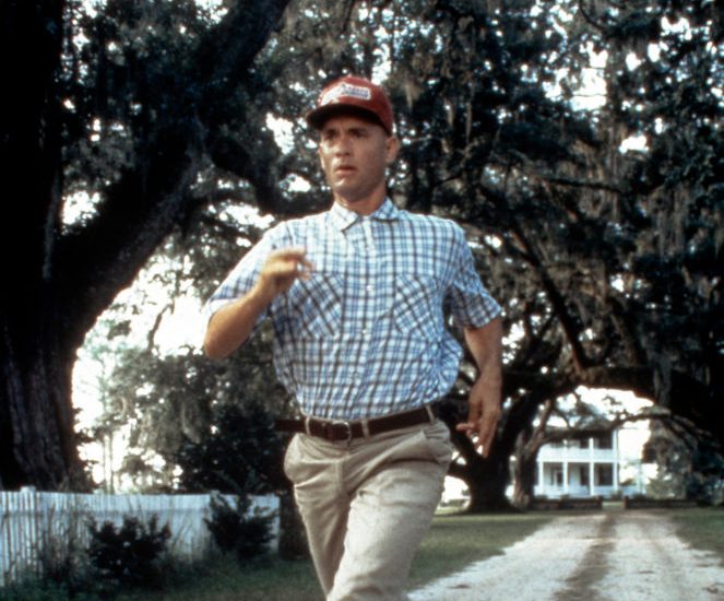 'Forrest Gump' , filme de 1994, dirigido por Robert Zemeckis. (Foto: Sunset Boulevard/Getty Images)