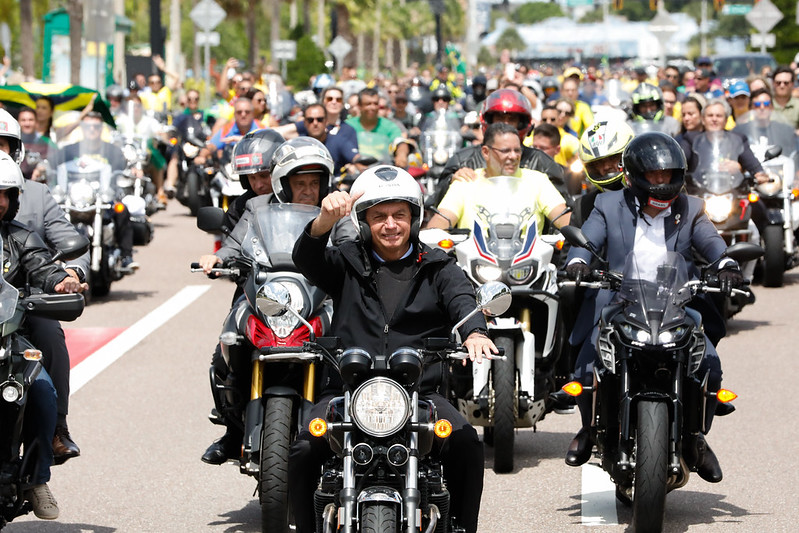 Presidente da República, Jair Bolsonaro durante visita à cidade de Orlando.  Foto: Alan Santos/PR