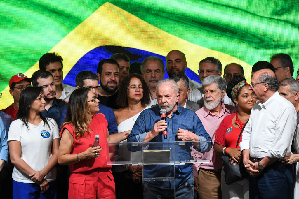 Lula faz primeiro discurso após ser eleito presidente da República (Daniel Munoz/VIEWpress)