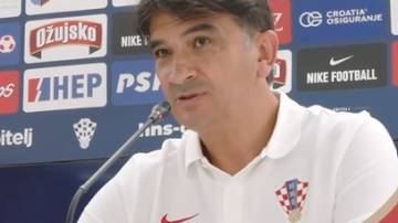 Zlatko Dalić, técnico da Croácia, concede entrevista antes de jogo contra o Brasil na Copa do Mundo 2022