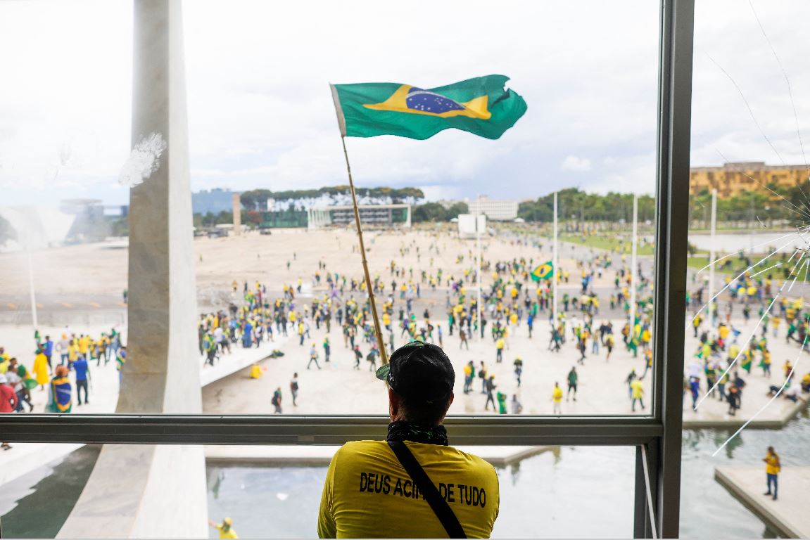 Invasão no Congresso (Foto: ADRIANO MACHADO/REUTERS)