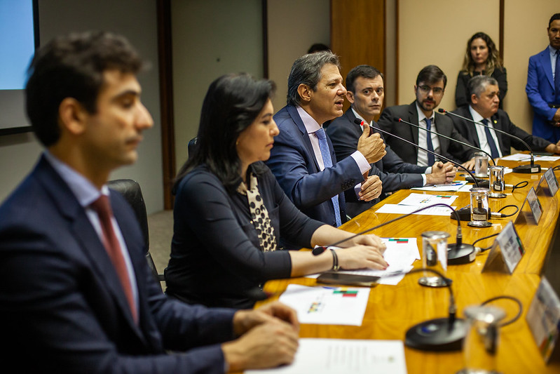 Entrevista coletiva do anúncio do novo arcabouço fiscal do governo (Fotos: Diogo Zacarias)