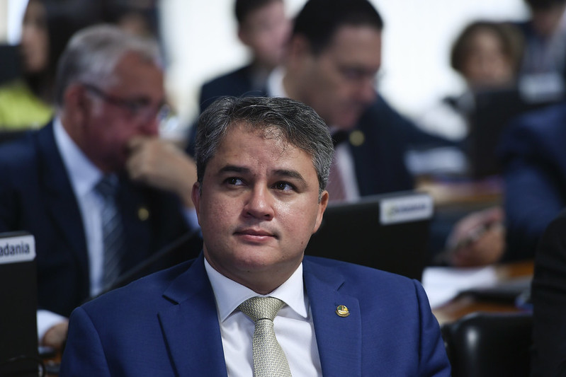 O senador Efraim Filho (União Brasil-PB) é o autor do projeto sobre a desoneração da folha de pagamentos (Foto: Edilson Rodrigues/Agência Senado)