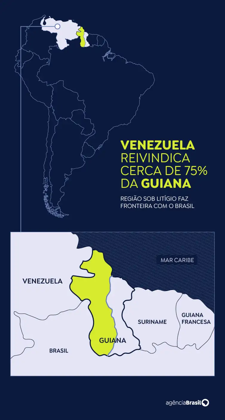Arte mostra área de Guiana reivindicada pela Venezuela (EBC)